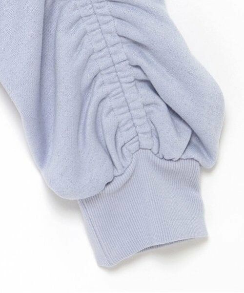 pom ponette junior / ポンポネット ジュニア Tシャツ | ラメミニ裏毛ギャザースリーブトップス | 詳細5