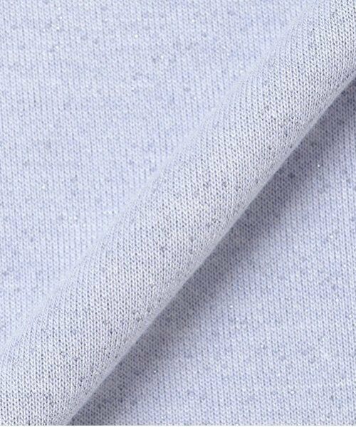pom ponette junior / ポンポネット ジュニア Tシャツ | ラメミニ裏毛ギャザースリーブトップス | 詳細8
