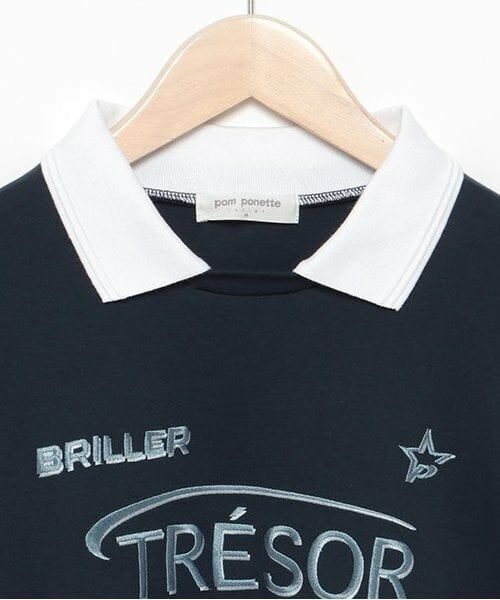 pom ponette junior / ポンポネット ジュニア Tシャツ | スムースポロカラートップス | 詳細2