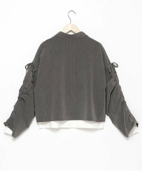 pom ponette junior / ポンポネット ジュニア シャツ・ブラウス | 袖ギャザーシャツ＆Tシャツセット | 詳細2