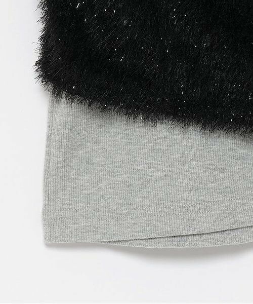 pom ponette junior / ポンポネット ジュニア キャミソール・チューブトップ | シャギーキャミ＋テレコトップスセット | 詳細5