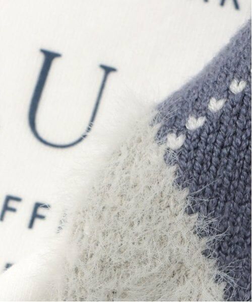 pom ponette junior / ポンポネット ジュニア カーディガン・ボレロ | アーガイルシャギーカーディガンTシャツセット | 詳細12