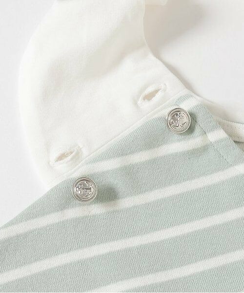 pom ponette junior / ポンポネット ジュニア Tシャツ | セーラー衿ボーダーロンT | 詳細3