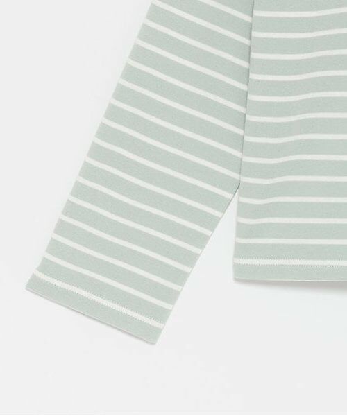 pom ponette junior / ポンポネット ジュニア Tシャツ | セーラー衿ボーダーロンT | 詳細6