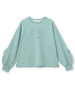 pom ponette junior / ポンポネット ジュニア Tシャツ | フリルネックレスロンTEE