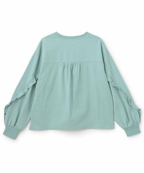 pom ponette junior / ポンポネット ジュニア Tシャツ | フリルネックレスロンTEE | 詳細1