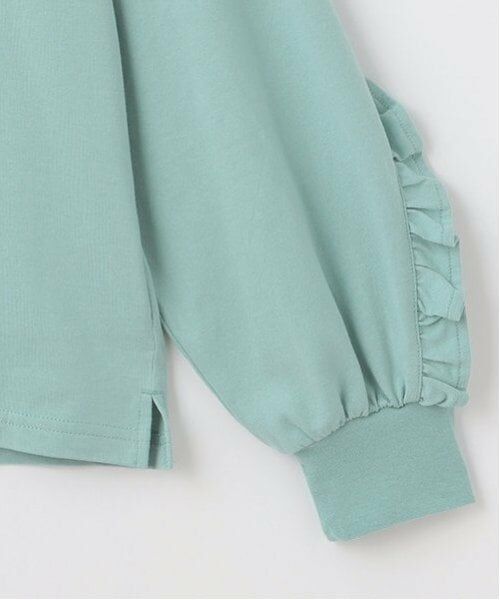 pom ponette junior / ポンポネット ジュニア Tシャツ | フリルネックレスロンTEE | 詳細4