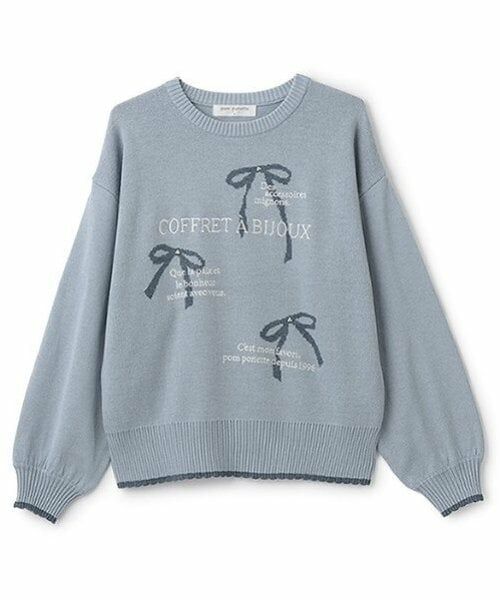 pom ponette junior / ポンポネット ジュニア ニット・セーター | リボンジャガードニット | 詳細8