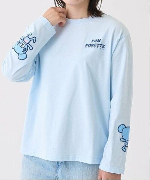 pom ponette junior / ポンポネット ジュニア Tシャツ | ミントくん 袖アップリケTシャツ | 詳細12