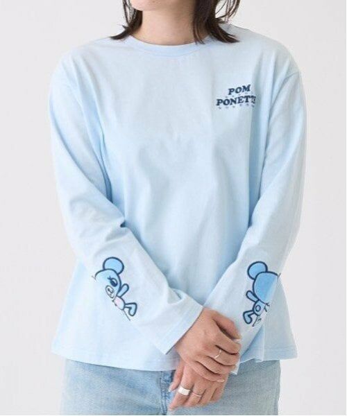 pom ponette junior / ポンポネット ジュニア Tシャツ | ミントくん 袖アップリケTシャツ | 詳細13