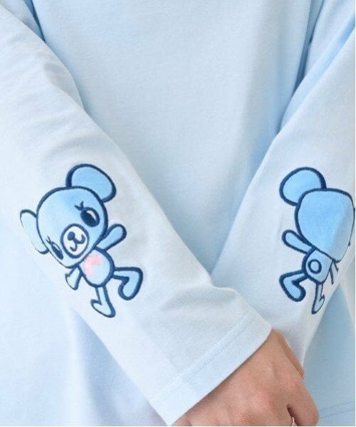 pom ponette junior / ポンポネット ジュニア Tシャツ | ミントくん 袖アップリケTシャツ | 詳細15