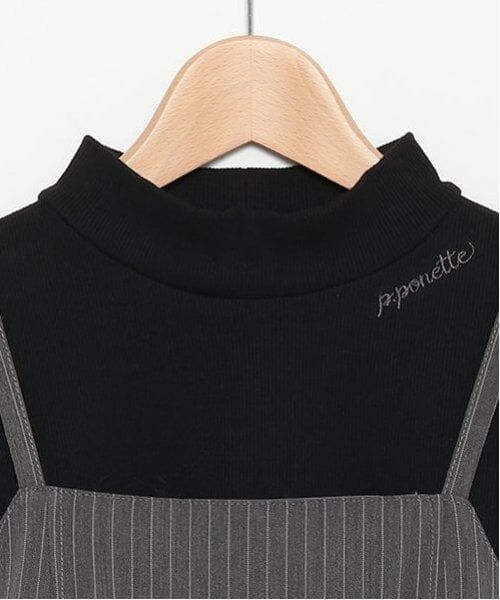 pom ponette junior / ポンポネット ジュニア ミニ丈・ひざ丈ワンピース | キャミワンピ＋パフスリーブトップス | 詳細3