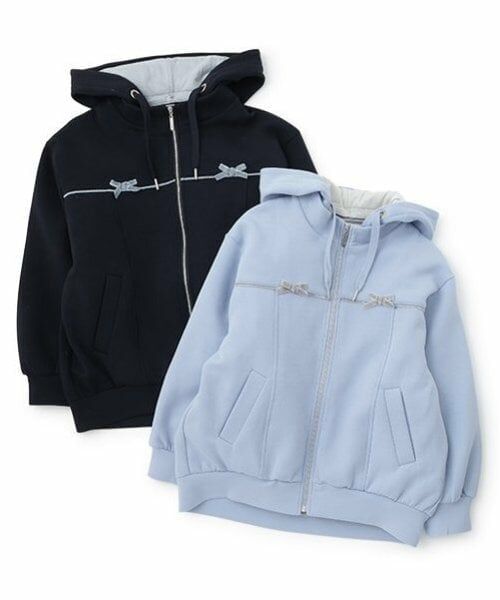 pom ponette junior / ポンポネット ジュニア ブルゾン | 3WAYミニリボンダンボールパーカ | 詳細12