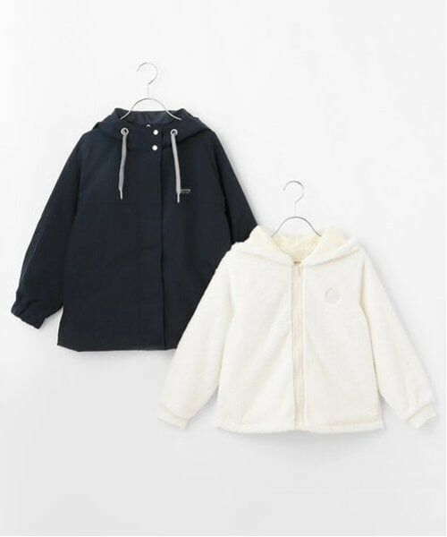 pom ponette junior / ポンポネット ジュニア ブルゾン | 【撥水】フェイクファーライナー3WAYブルゾン | 詳細3