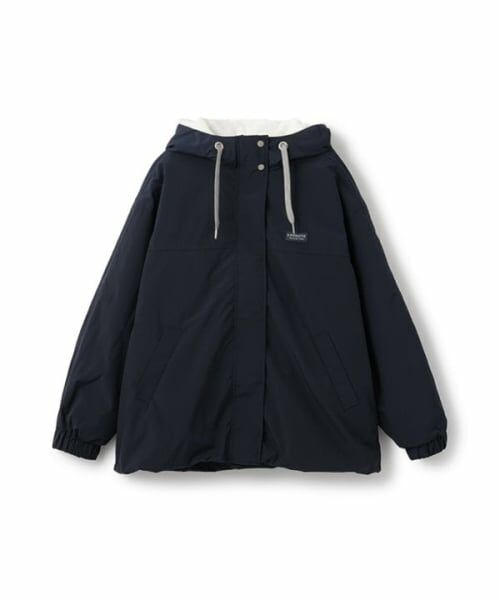 pom ponette junior / ポンポネット ジュニア ブルゾン | 【撥水】フェイクファーライナー3WAYブルゾン（紺）