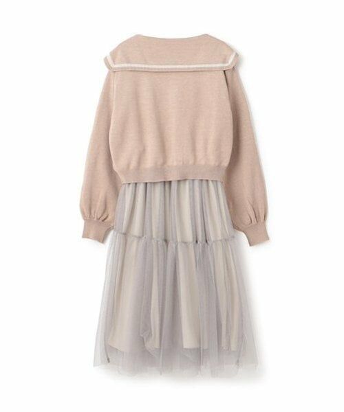 pom ponette junior / ポンポネット ジュニア カーディガン・ボレロ | セーラーカーディガンチュールワンピースセット | 詳細1