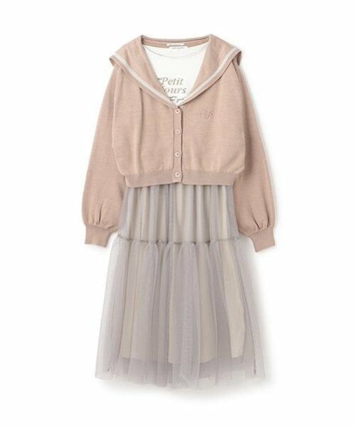 pom ponette junior / ポンポネット ジュニア カーディガン・ボレロ | セーラーカーディガンチュールワンピースセット | 詳細16