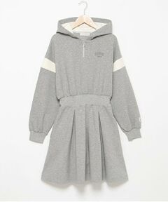 pom ponette junior / ポンポネット ジュニア ミニ丈・ひざ丈ワンピース | ダンボールパーカワンピース
