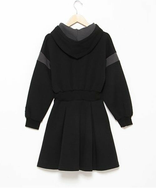 pom ponette junior / ポンポネット ジュニア ミニ丈・ひざ丈ワンピース | ダンボールパーカワンピース | 詳細1