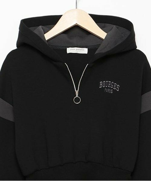 pom ponette junior / ポンポネット ジュニア ミニ丈・ひざ丈ワンピース | ダンボールパーカワンピース | 詳細2