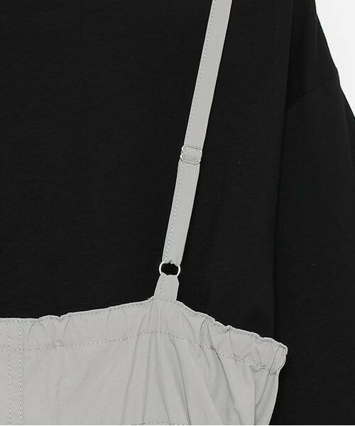 pom ponette junior / ポンポネット ジュニア ミニ丈・ひざ丈ワンピース | カーゴキャミワンピース＆ロンTセット | 詳細10