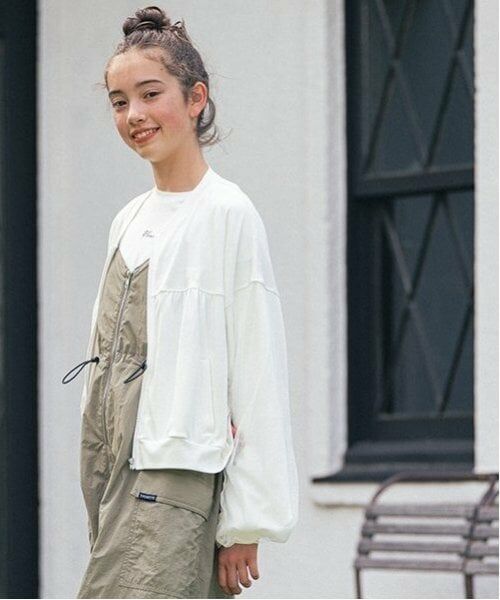 pom ponette junior / ポンポネット ジュニア ブルゾン | チュールギャザーブルゾン | 詳細11