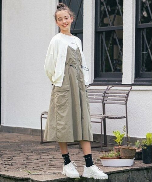 pom ponette junior / ポンポネット ジュニア ブルゾン | チュールギャザーブルゾン | 詳細13