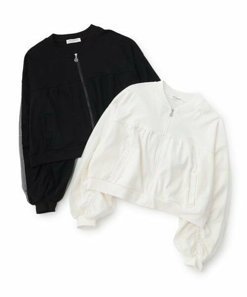 pom ponette junior / ポンポネット ジュニア ブルゾン | チュールギャザーブルゾン | 詳細7