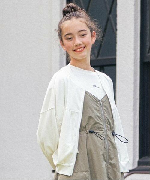 pom ponette junior / ポンポネット ジュニア ブルゾン | チュールギャザーブルゾン | 詳細9