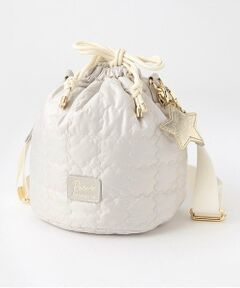 pom ponette junior / ポンポネット ジュニア ショルダーバッグ | キルト巾着ショルダーバッグ