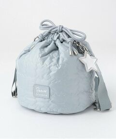 pom ponette junior / ポンポネット ジュニア ショルダーバッグ | キルト巾着ショルダーバッグ