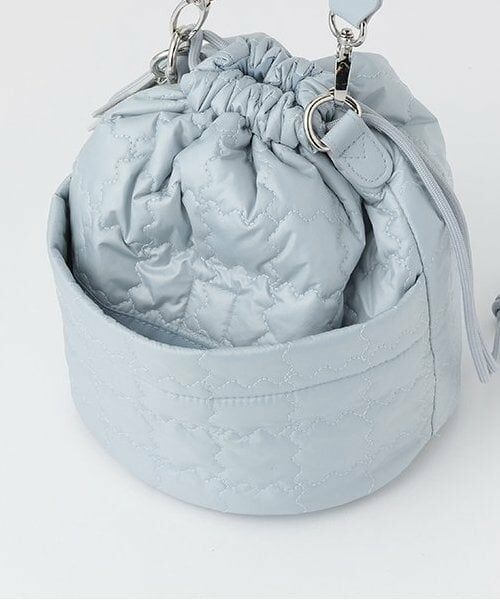 pom ponette junior / ポンポネット ジュニア ショルダーバッグ | キルト巾着ショルダーバッグ | 詳細7