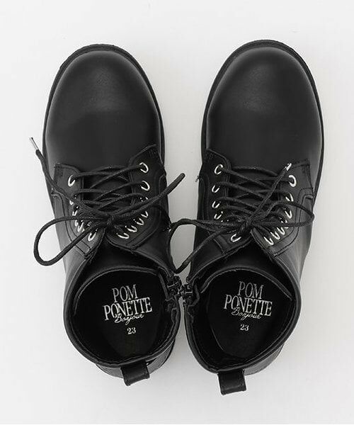 pom ponette junior / ポンポネット ジュニア ブーツ（ショート丈） | レースアップブーツ | 詳細9