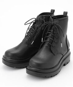 pom ponette junior / ポンポネット ジュニア ブーツ（ショート丈） | 厚底レースアップブーツ