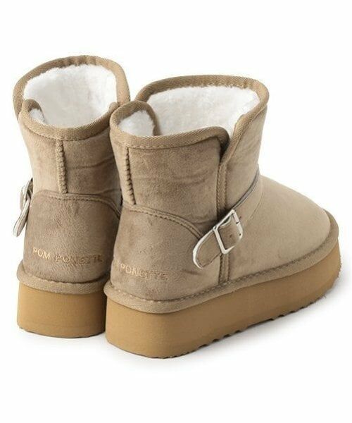 pom ponette junior / ポンポネット ジュニア ブーツ(ショート丈) | 2WAYフェイクムートンショートブーツ | 詳細1