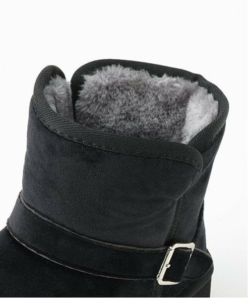 pom ponette junior / ポンポネット ジュニア ブーツ(ショート丈) | 2WAYフェイクムートンショートブーツ | 詳細4