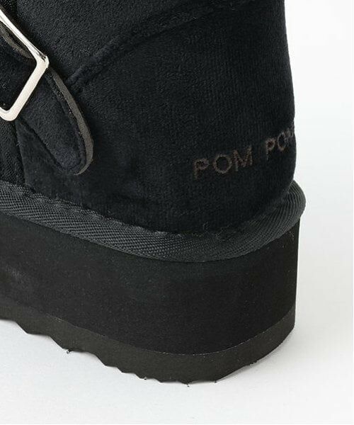 pom ponette junior / ポンポネット ジュニア ブーツ(ショート丈) | 2WAYフェイクムートンショートブーツ | 詳細7