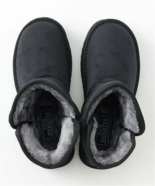 pom ponette junior / ポンポネット ジュニア ブーツ(ショート丈) | 2WAYフェイクムートンショートブーツ | 詳細8