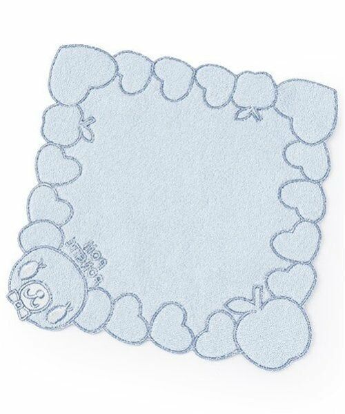 pom ponette junior / ポンポネット ジュニア ハンカチ | ミントくん 刺しゅうハンカチ | 詳細1