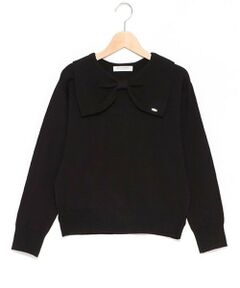 pom ponette junior / ポンポネット ジュニア ニット・セーター | リボン衿ニット