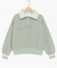 pom ponette junior / ポンポネット ジュニア スウェット | ハーフZIP+ロンTセット