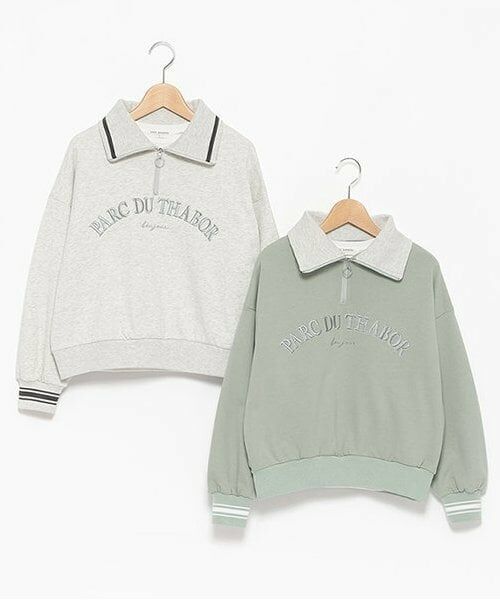 pom ponette junior / ポンポネット ジュニア スウェット | ハーフZIP+ロンTセット | 詳細13