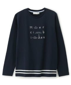 pom ponette junior / ポンポネット ジュニア Tシャツ | エッフェルロゴロングTシャツ