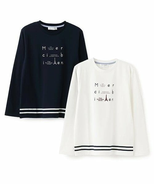 pom ponette junior / ポンポネット ジュニア Tシャツ | エッフェルロゴロングTシャツ | 詳細8