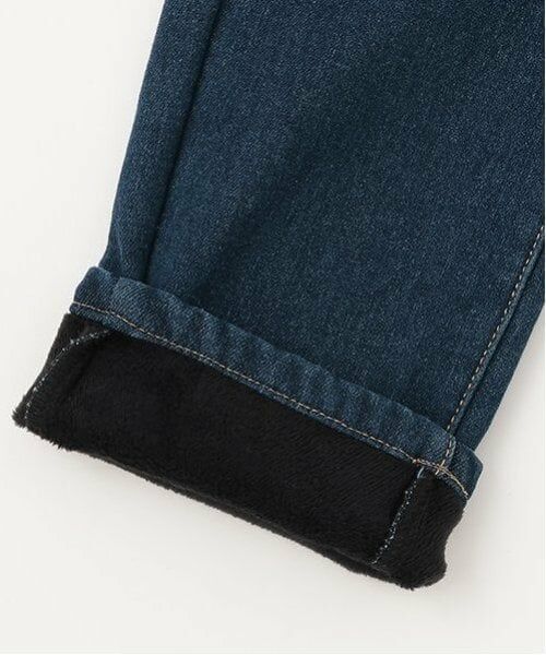 pom ponette junior / ポンポネット ジュニア その他パンツ | 【あったか】ウエストリブ裏シャギーデニムスキニーパンツ | 詳細12