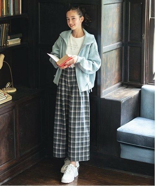 pom ponette junior / ポンポネット ジュニア その他パンツ | サスつきサイドベルトワイドパンツ | 詳細14