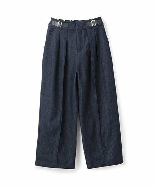 pom ponette junior / ポンポネット ジュニア その他パンツ | サスつきサイドベルトワイドパンツ | 詳細2