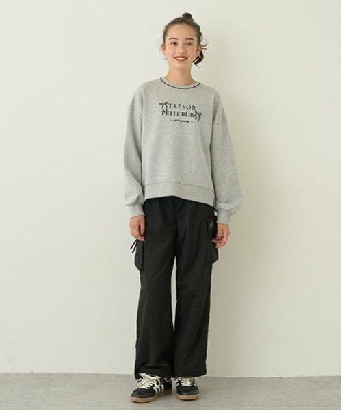 pom ponette junior / ポンポネット ジュニア その他パンツ | 【あったか裏地】ウエストリブイージーカーゴパンツ | 詳細3