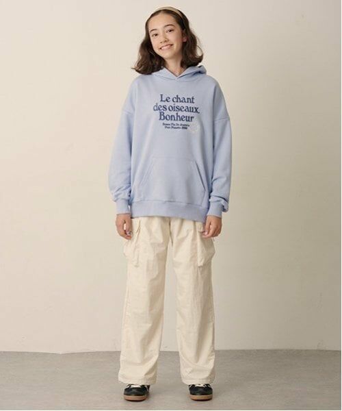 pom ponette junior / ポンポネット ジュニア その他パンツ | 【あったか裏地】ウエストリブイージーカーゴパンツ | 詳細5