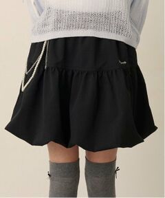 pom ponette junior / ポンポネット ジュニア ミニ・ひざ丈スカート | パールチャームバルーンスカート